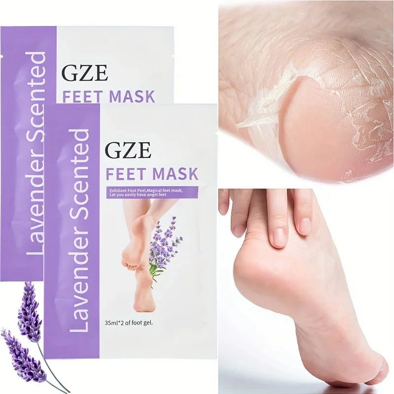 GZE Foot Peel Mask Skin Exfoliating Foot Masks for Dry,