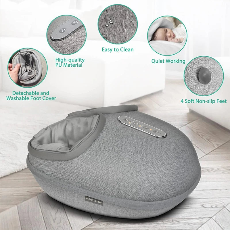 Medcursor Foot Massager Heating Therapy Adjustable