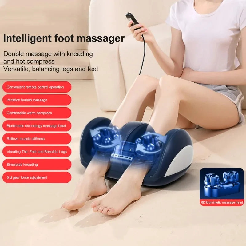 Extra Big Electric Foot Massager Hot Compress