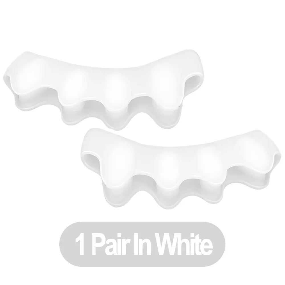1 Pair Silicone Toe Separator Bunion Corrector Hammer Toe