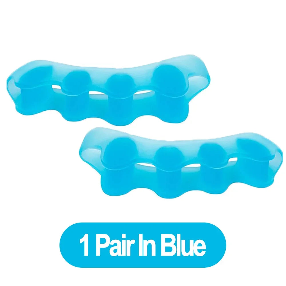 1 Pair Silicone Toe Separator Bunion Corrector Hammer Toe