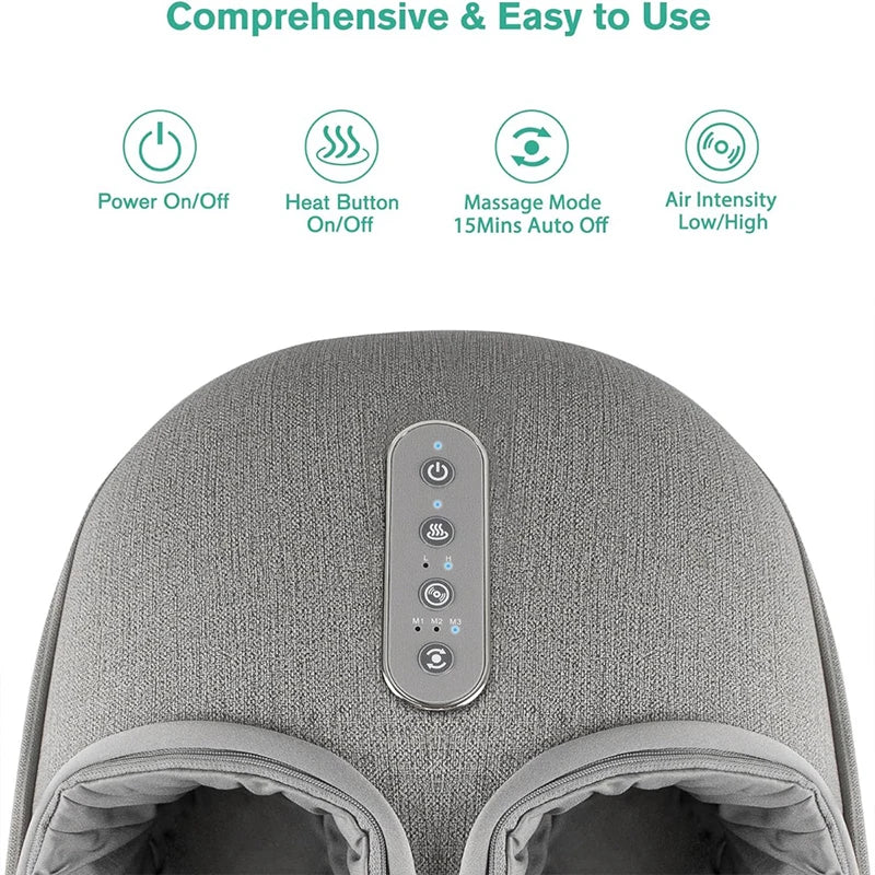 Medcursor Foot Massager Heating Therapy Adjustable