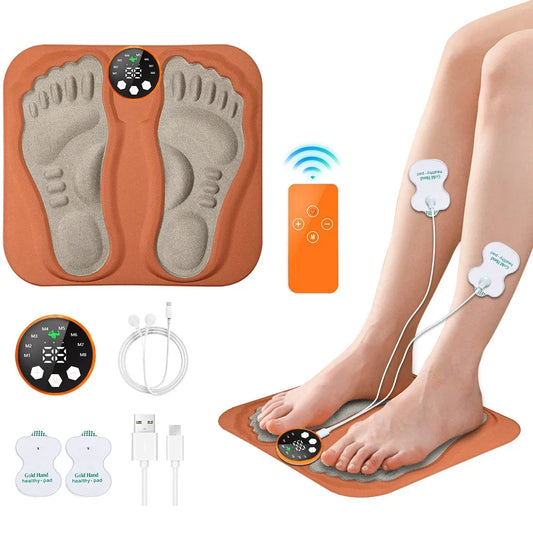 3D Smart Foot Massage Pad RF Remote Feet Massager 8 Modes 29 Levels