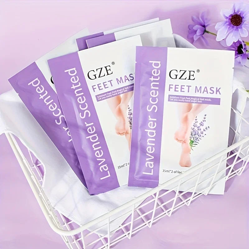 GZE Foot Peel Mask Skin Exfoliating Foot Masks for Dry,