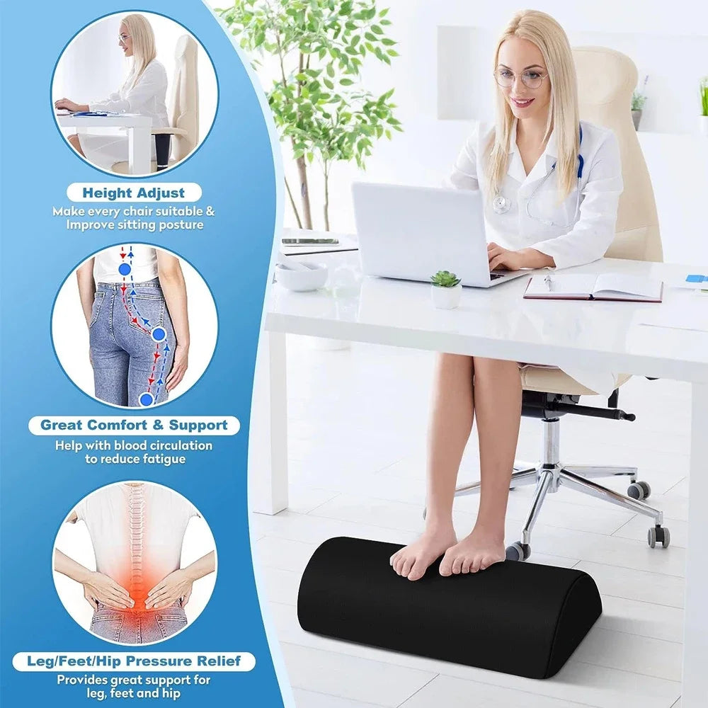1Pc Foot Rest for Under Desk at Work-