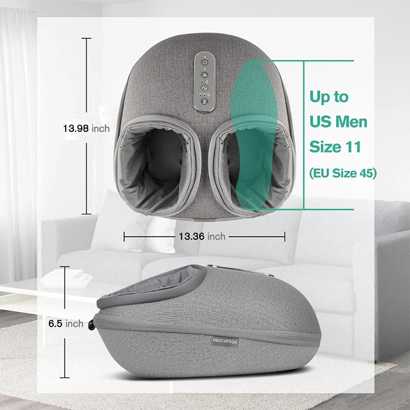 Medcursor Foot Massager Heating Therapy Adjustable